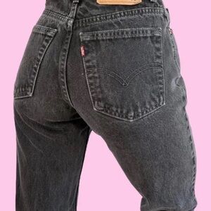 Levi's Black high waisted Jean